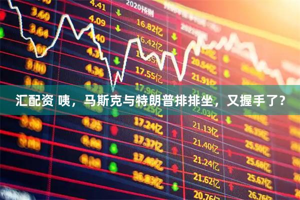 汇配资 咦，马斯克与特朗普排排坐，又握手了？