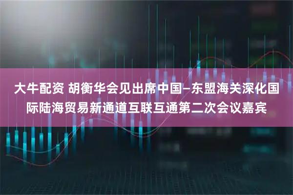 大牛配资 胡衡华会见出席中国—东盟海关深化国际陆海贸易新通道互联互通第二次会议嘉宾