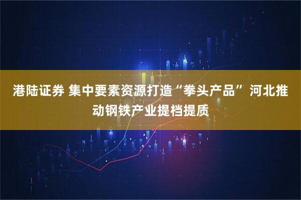 港陆证券 集中要素资源打造“拳头产品” 河北推动钢铁产业提档提质
