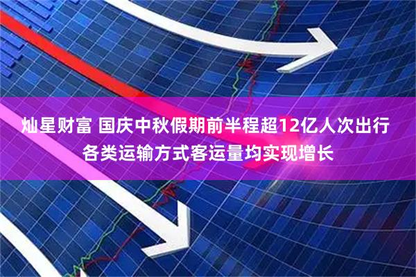 灿星财富 国庆中秋假期前半程超12亿人次出行 各类运输方式客运量均实现增长