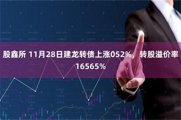 股鑫所 11月28日建龙转债上涨052%，转股溢价率16565%